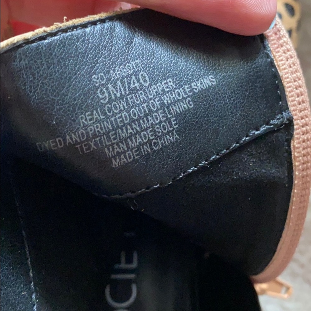 Sole Society Abbott Leopard Booties - Picture 10 of 11
